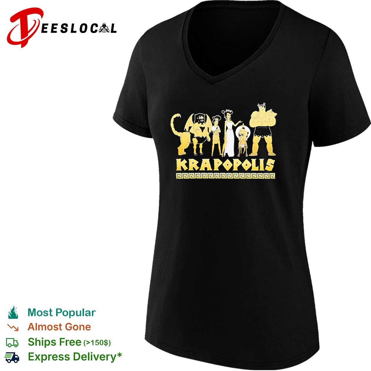 Krapopolis Cast Characters from the Animated Shirt