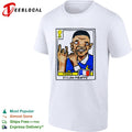 Kylian Mbappé France soccer player funny pose collectible card shirt