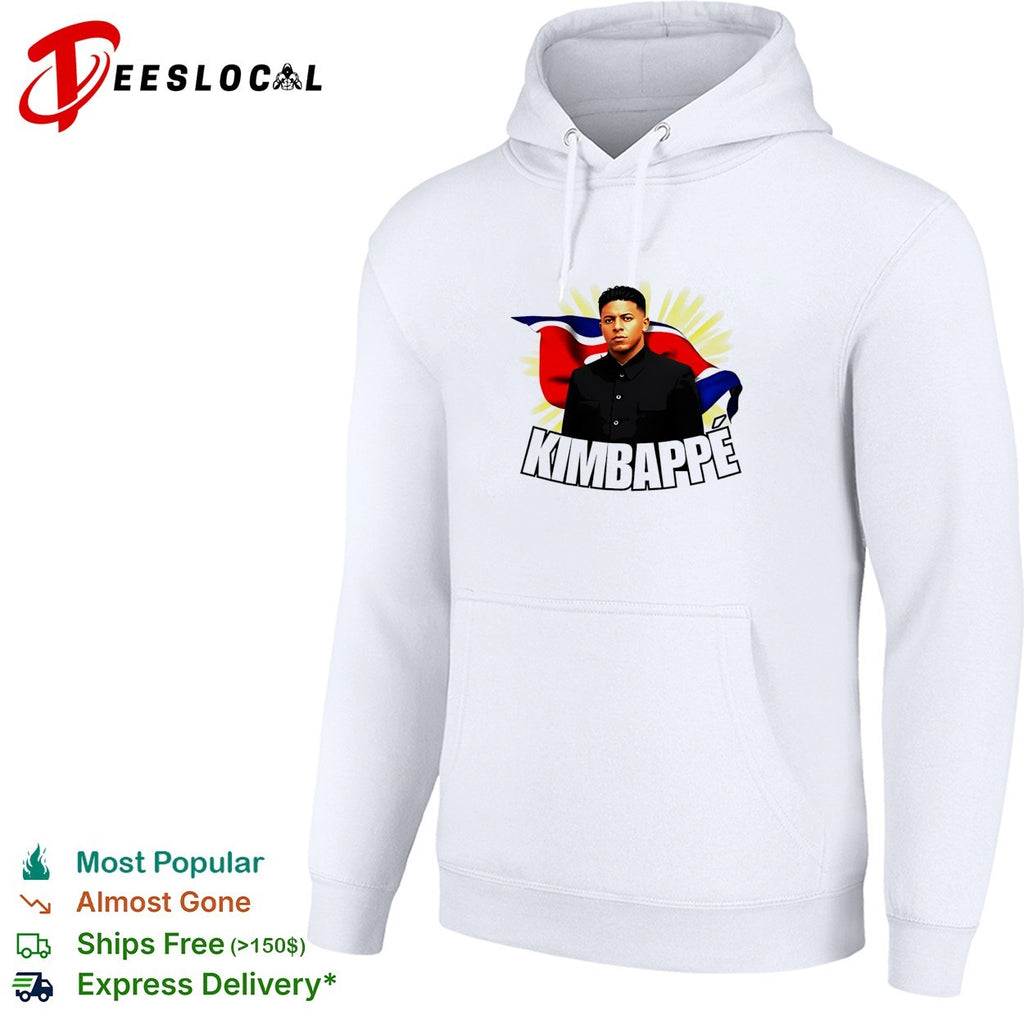 Kylian Mbappe Kim Jong Un North Korea Political Parody Kimbappe Mashup shirt