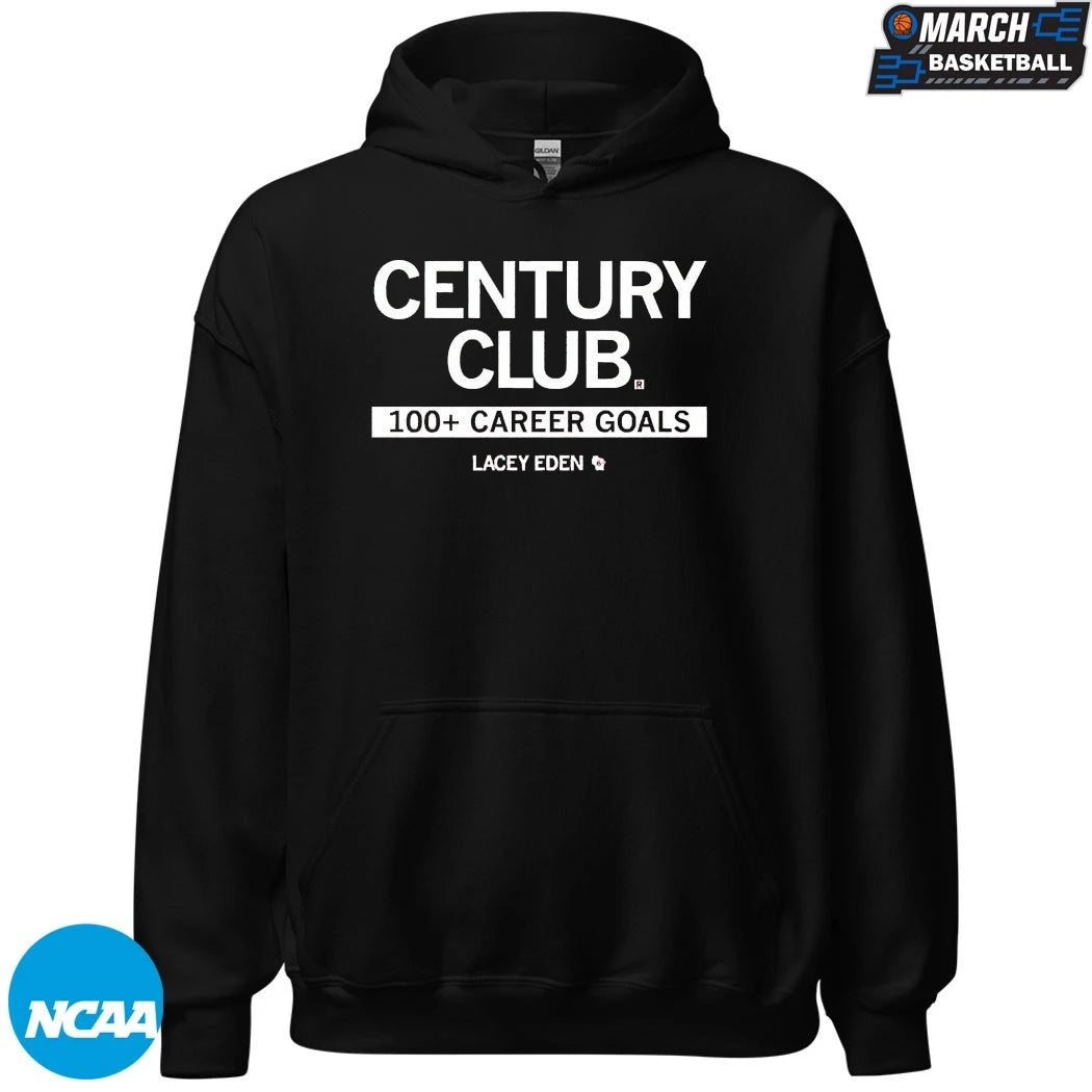 Lacey Eden Century Club 100+ Career Goals T-shirts