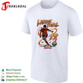Lamine Yamal Spain number 19 kicking Planet Euphoria football shirt