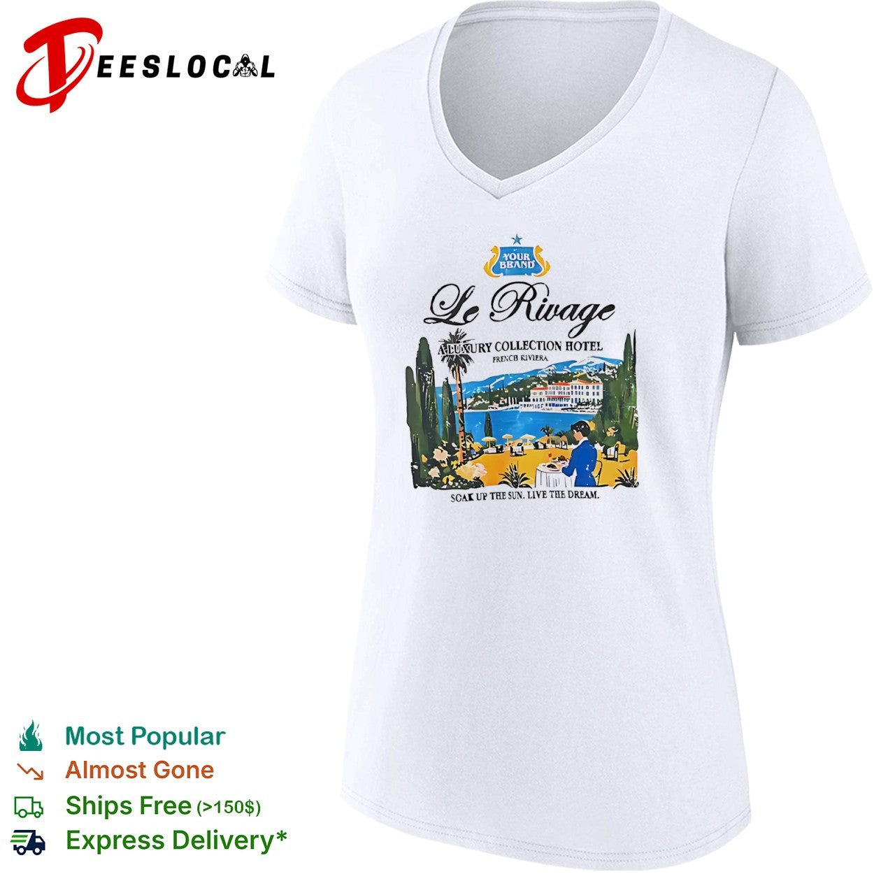 Le Rivage your brand a luxury collection hotel french riviera soak up the sun shirt