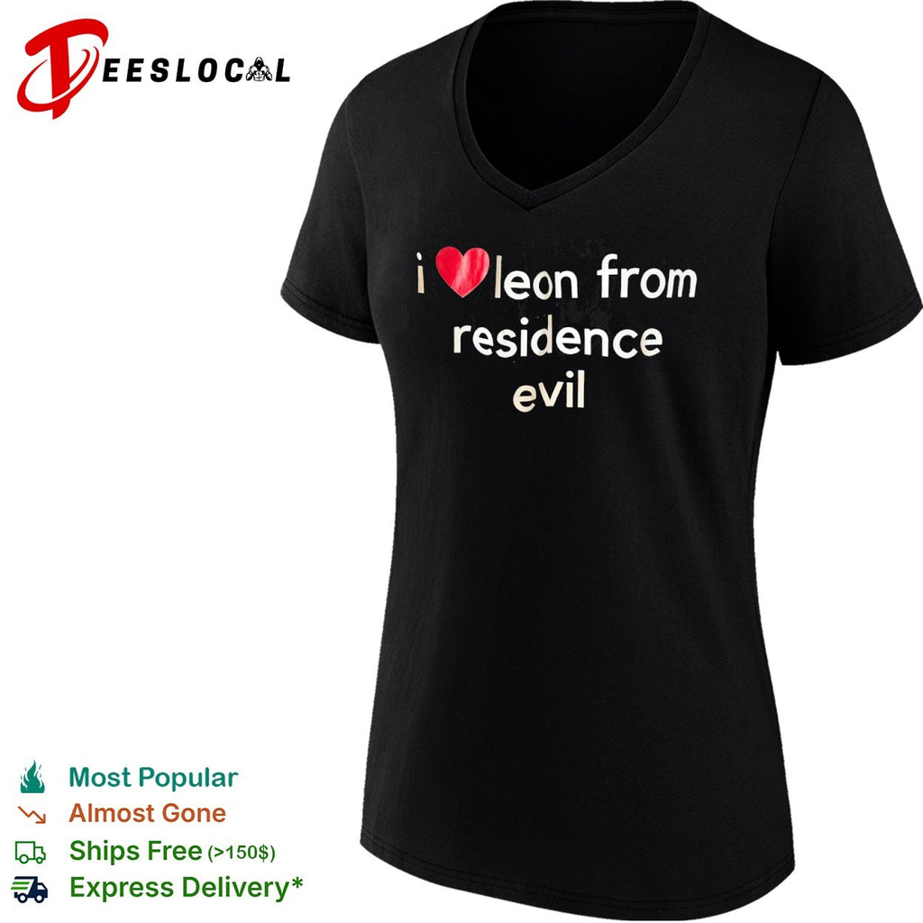 Leon Kennedy I love leon from residence evil shirt