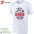 Let Freedom Bling Fourth of July Patriotic Americana Independence Day shirt