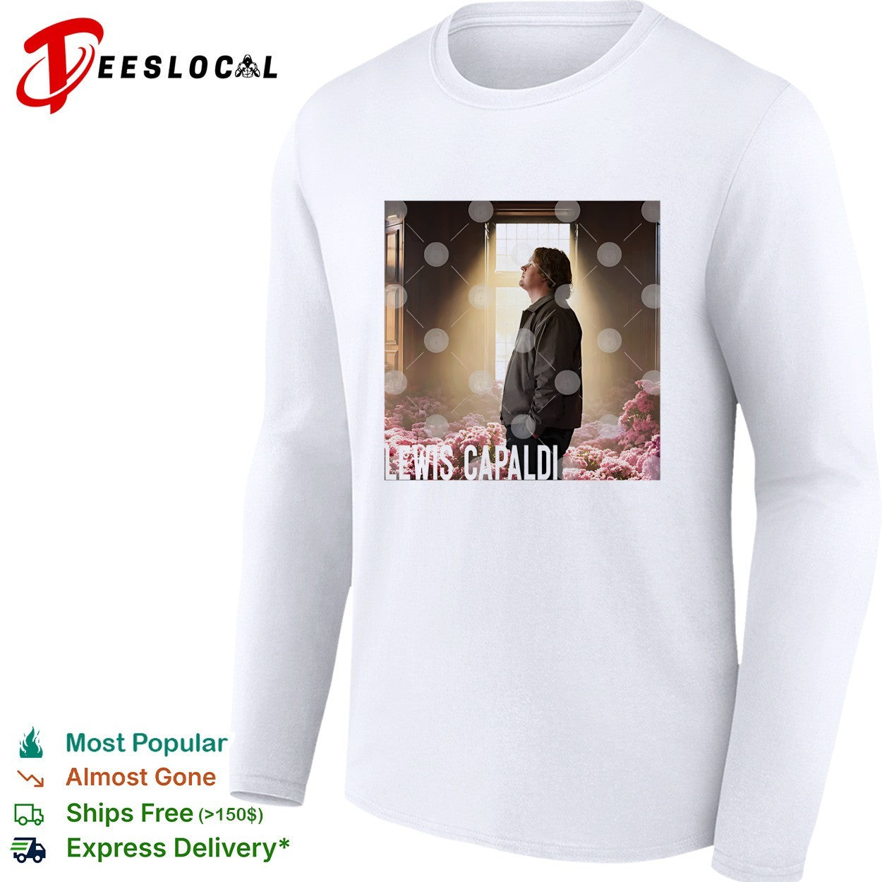 Lewis Capaldi UK Tour 2026 shirt