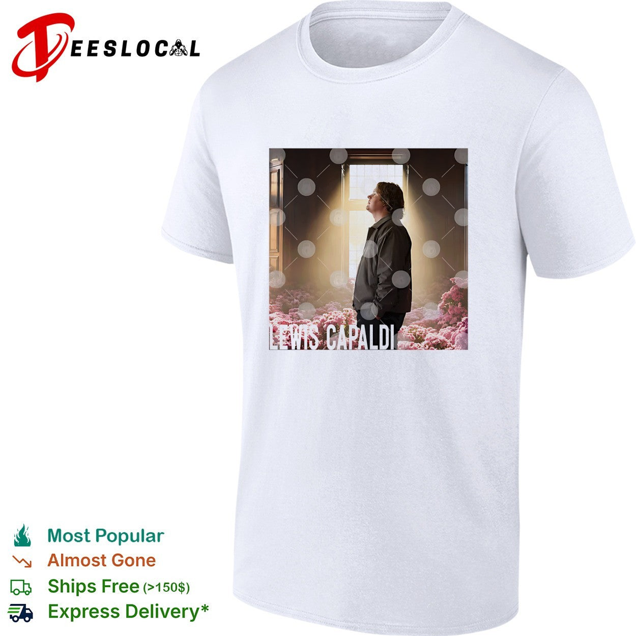 Lewis Capaldi UK Tour 2026 shirt