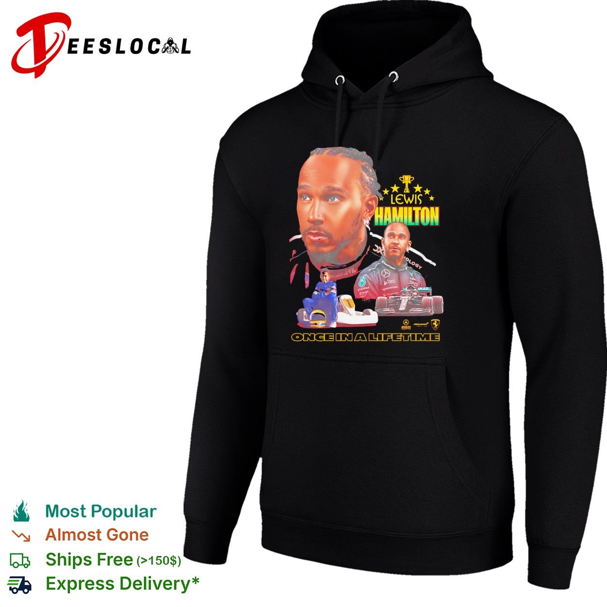 Lewis Hamilton Mercedes F1 Ferrari Once in a Lifetime shirt