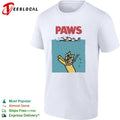Life Is Good scuba dog paws shirt
