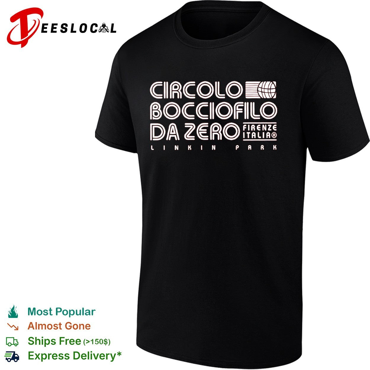 Linkin Park Florence Italy Blind Bag Circolo Bocciofilo Da Zero 2026 shirt