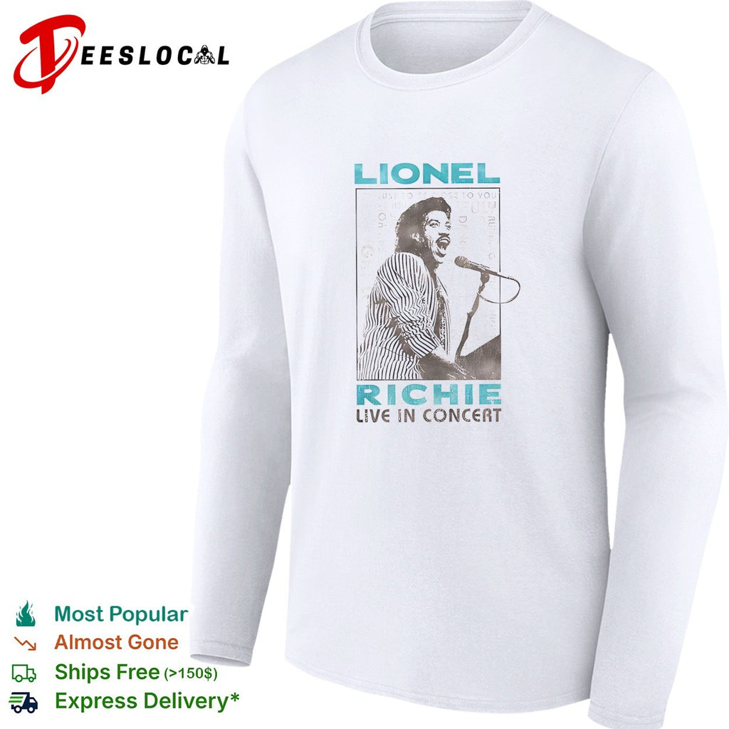 Lionel Richie live in concert vintage shirt