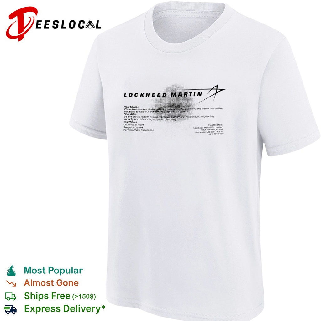 Lockheed Martin our mission star logo shirt