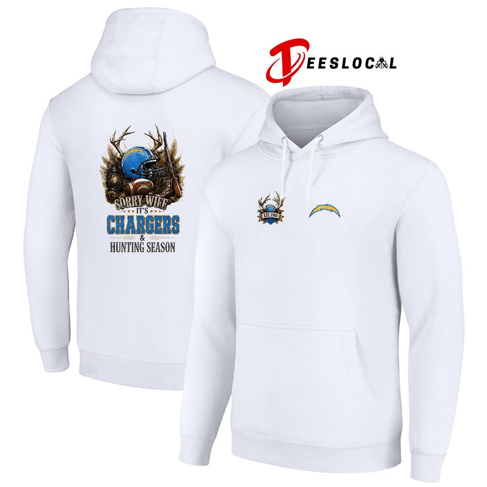 Los Angeles Chargers sorry wife it’s hunting season deer shirt