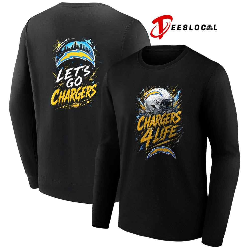 Los Angeles Chargers x fan 4 life graphic shirt