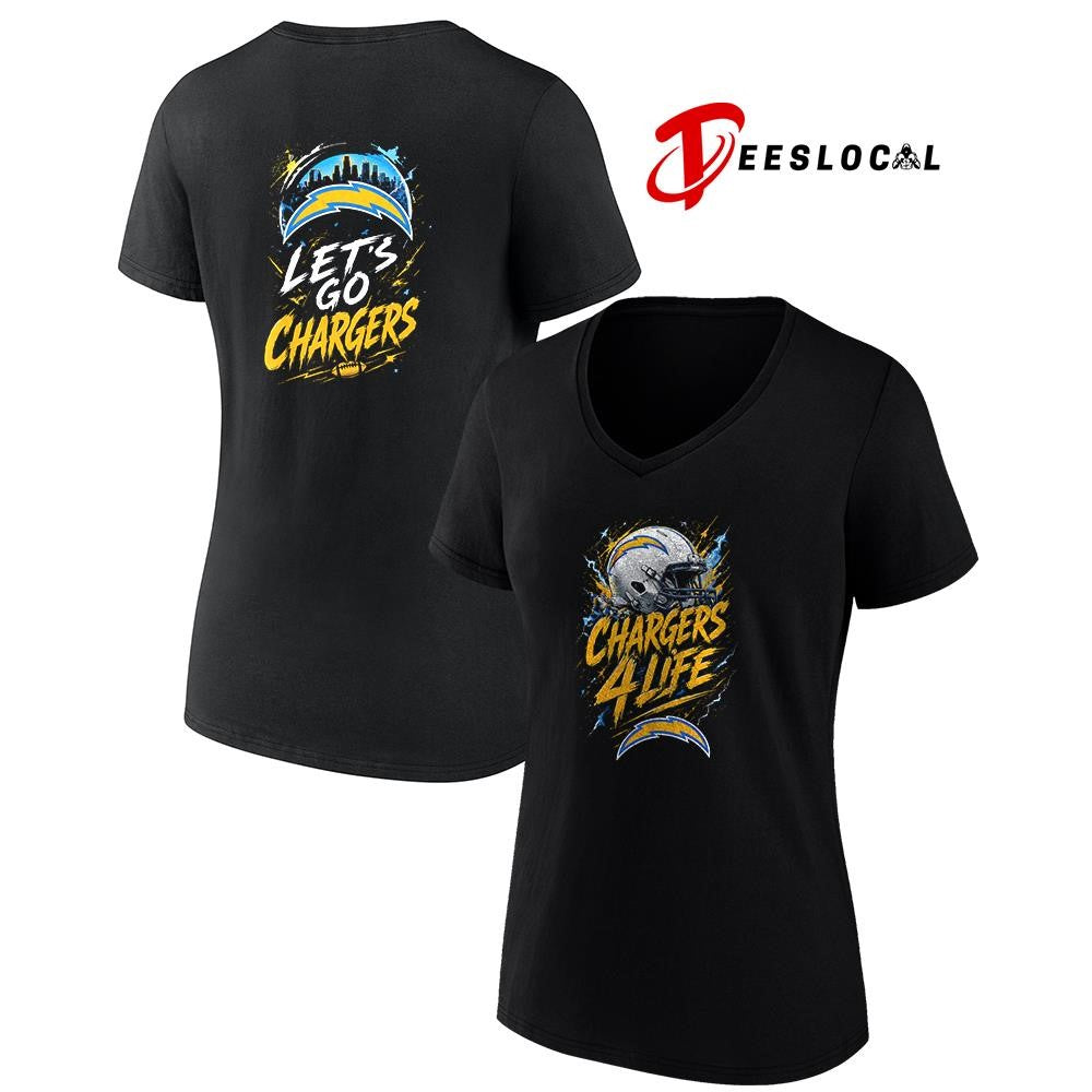 Los Angeles Chargers x fan 4 life graphic shirt