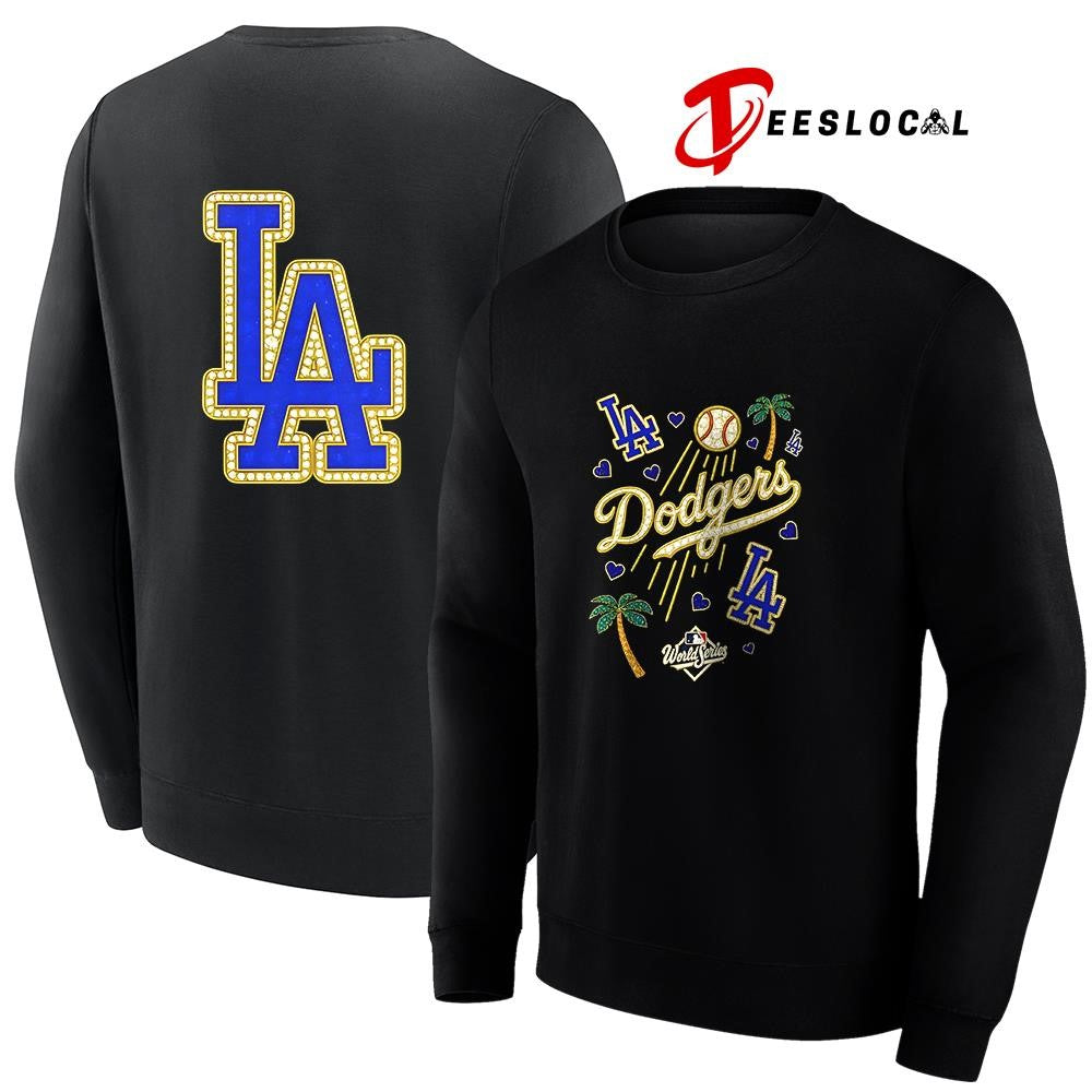 Los Angeles Dodgers World Series champions bling bling graphic shirt