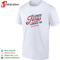 Loves Jesus and America too vintage shirt