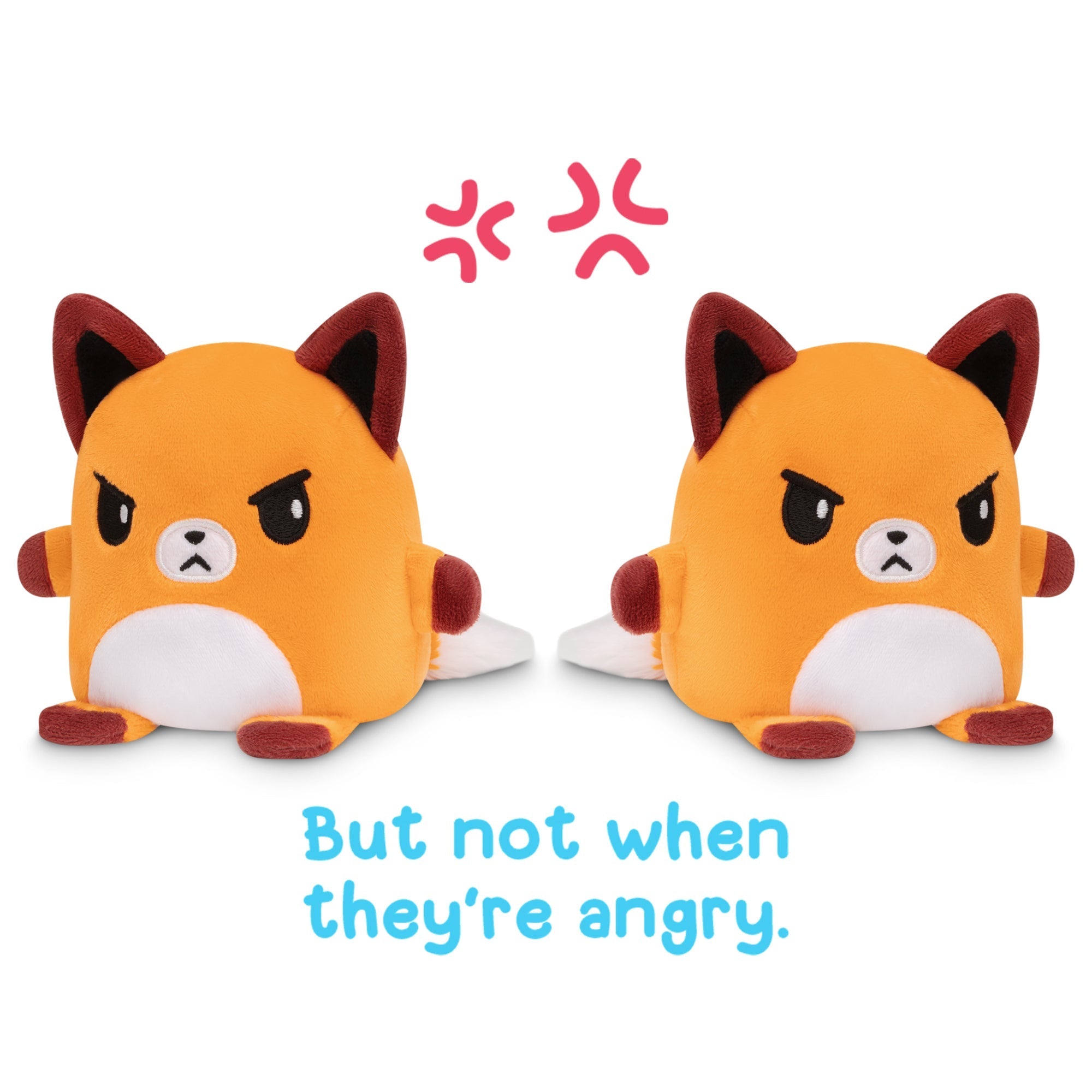 TeeTurtle Reversible Fox Plushmate