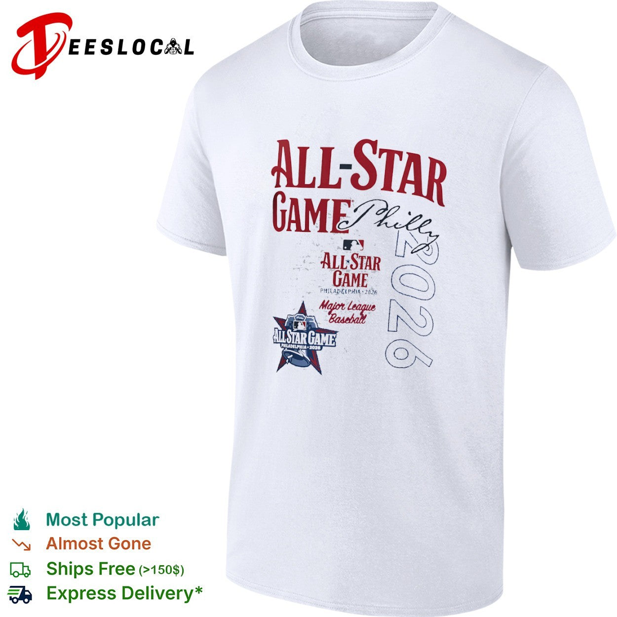 MLB All Star Game Philadelphia Phillies 2026 Philly Major League Baseball shirt