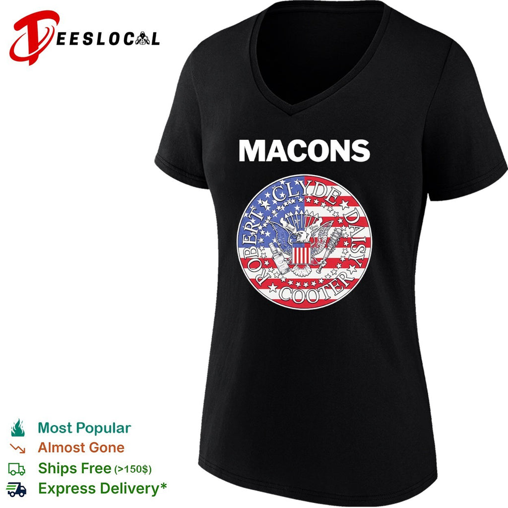 Macons eagle crest Robert Clyde Daisy Cooter shirt
