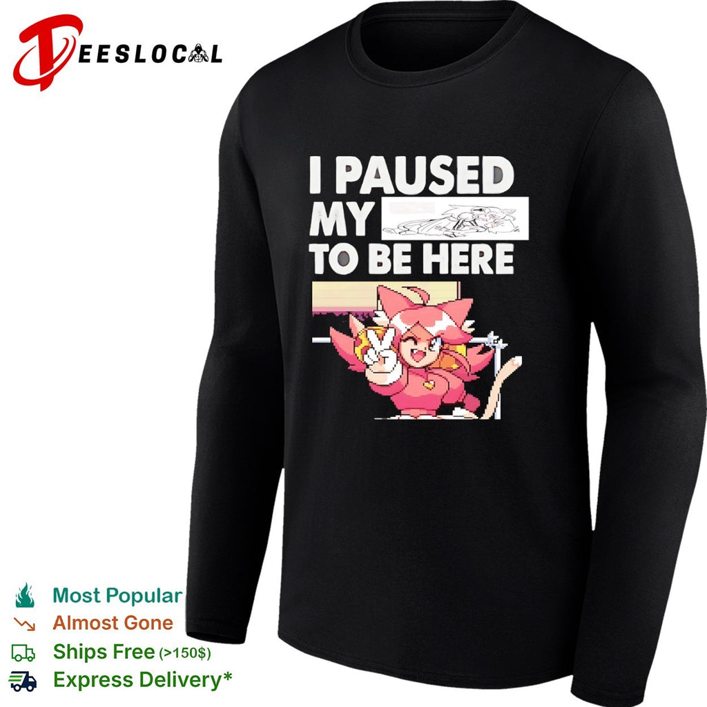 Mad Mew Mew Undertale anime girls I paused my to be here shirt