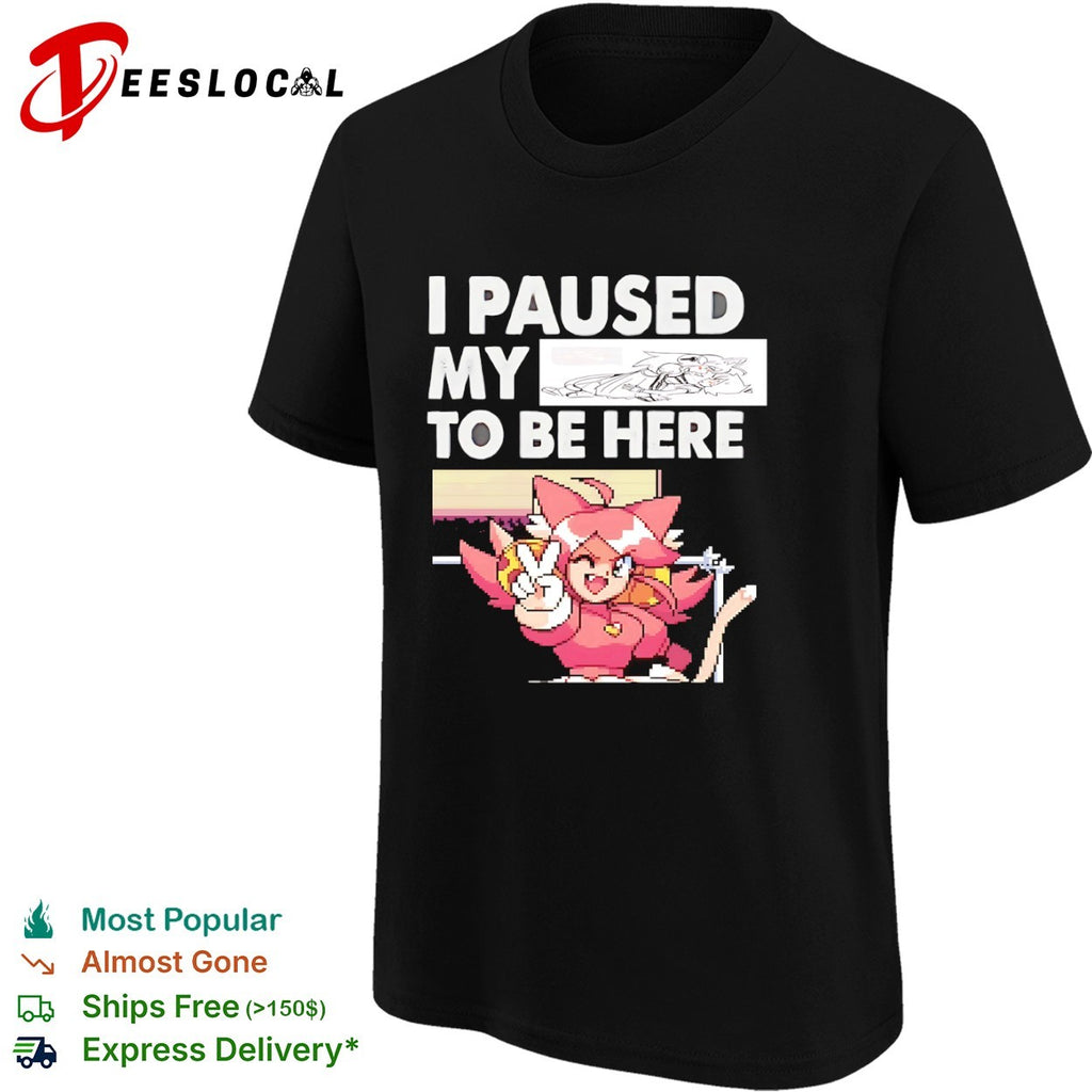 Mad Mew Mew Undertale anime girls I paused my to be here shirt