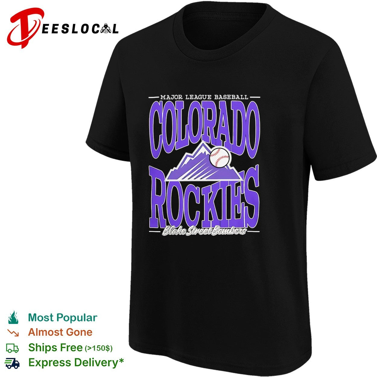 Major League Baseball Colorado Rockies Blake Street Bombers shirt