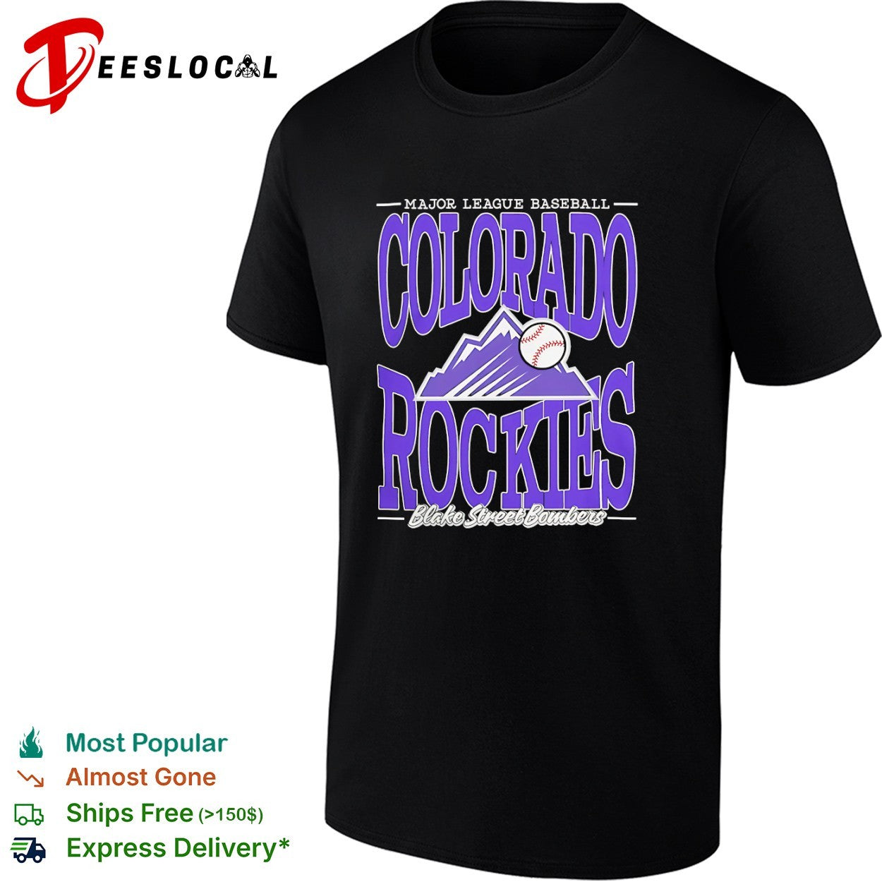 Major League Baseball Colorado Rockies Blake Street Bombers shirt