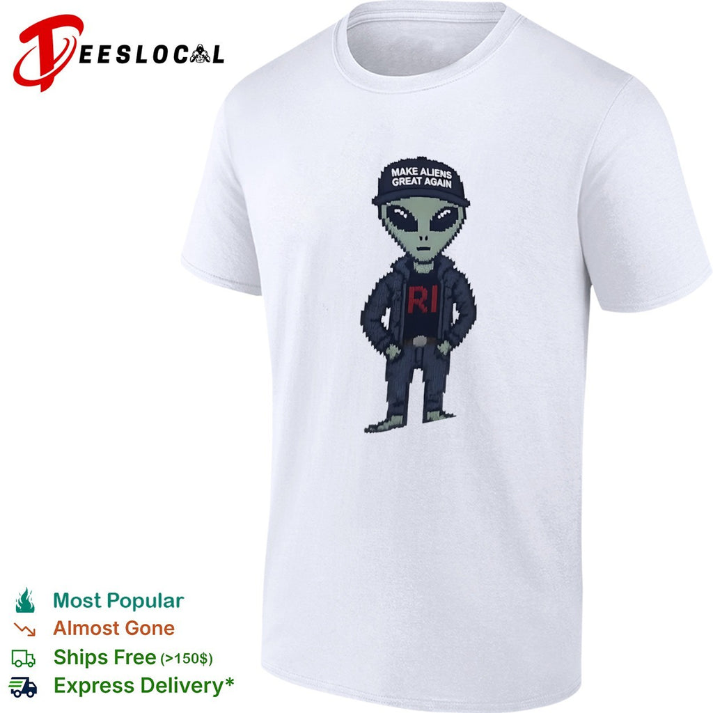 Make aliens great again pixel shirt