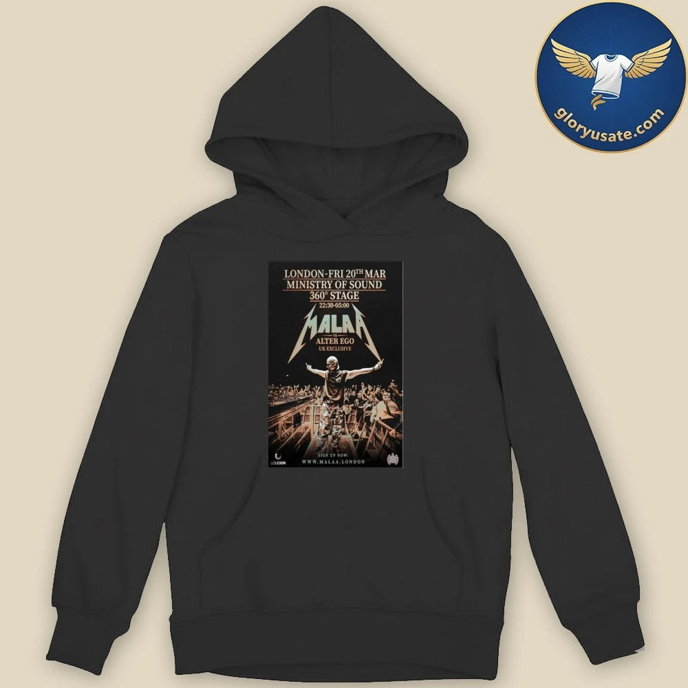 Malaa March 20 2026 in London Poster Shirt