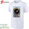 Man throwing sausage into tunnel innuendo shirt