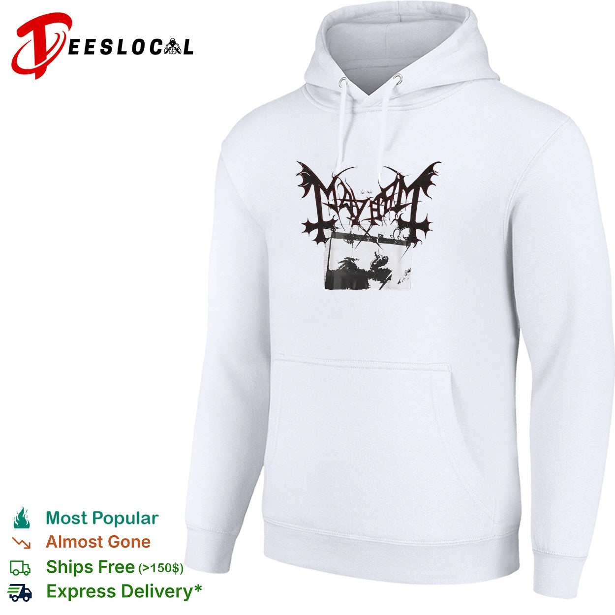 Mayhem band logo basic shirt