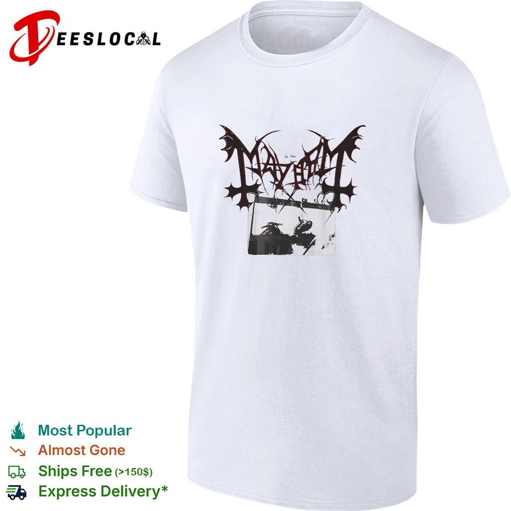 Mayhem band logo basic shirt
