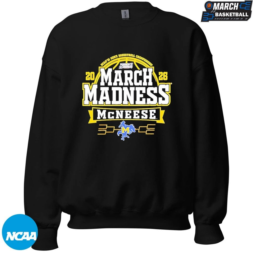 McNeese State Cowboys 2026 NCAA Men’s Basketball March Madness Bound T-Shirts