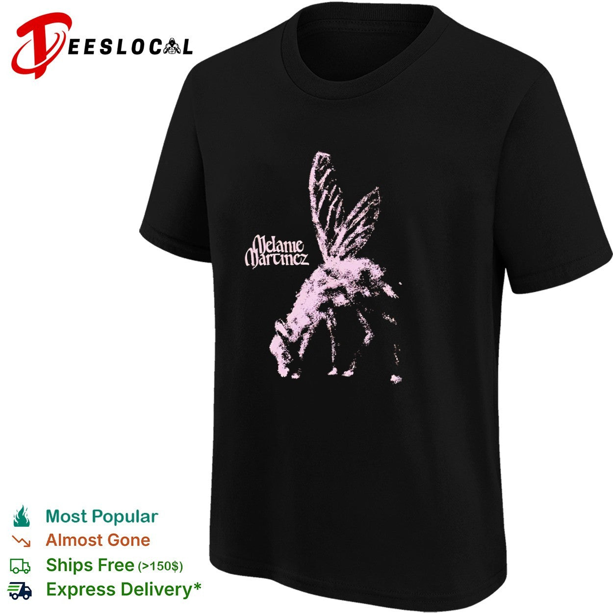 Melanie Martinez pink fly shirt