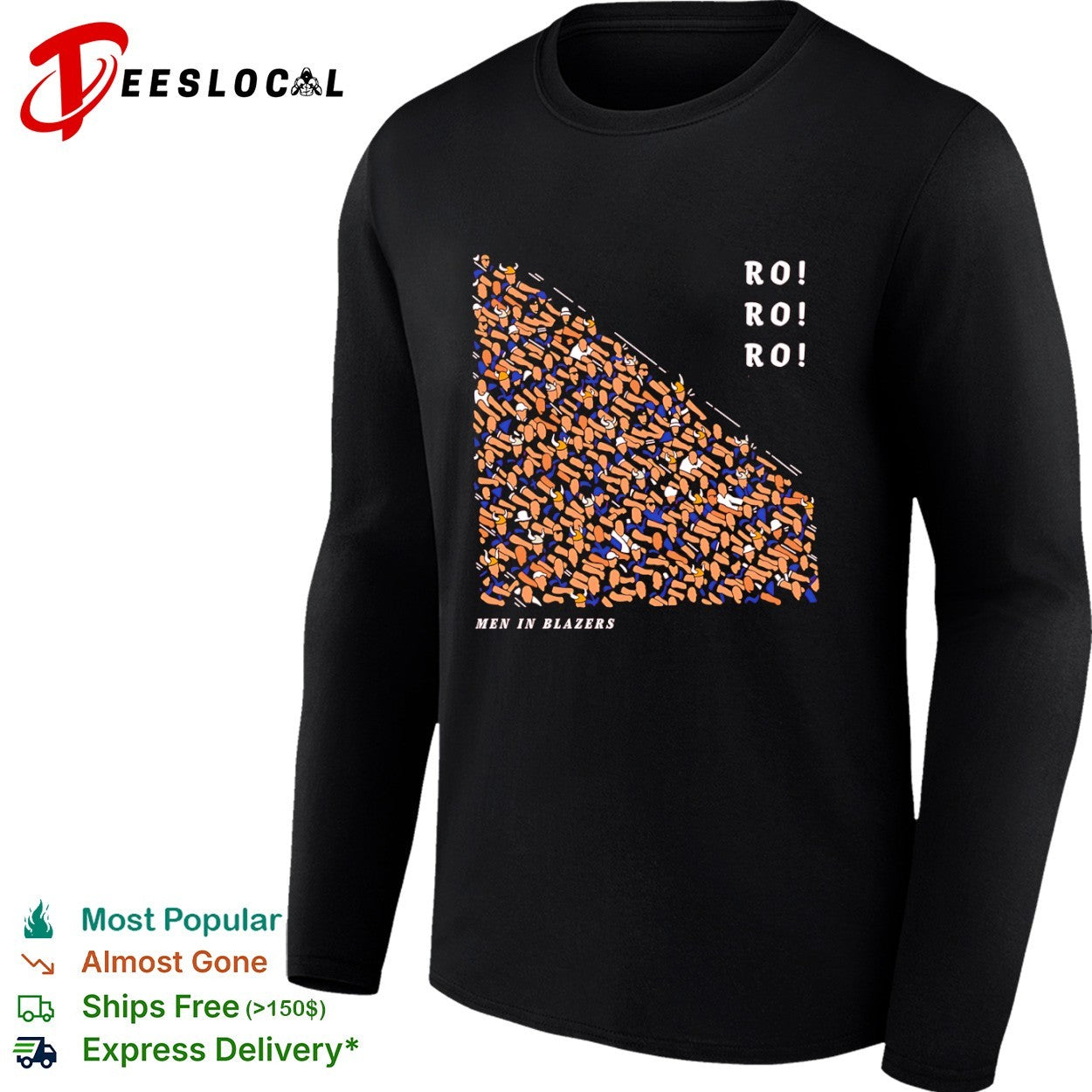 Men in Blazers RO RO RO Vikings Football shirt