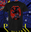 Metallica M72 Adelaide Pop-Up Poster Artwork By Ken Taylor Australia Tour On November 5 2025 At Adelaide Oval T-Shirt