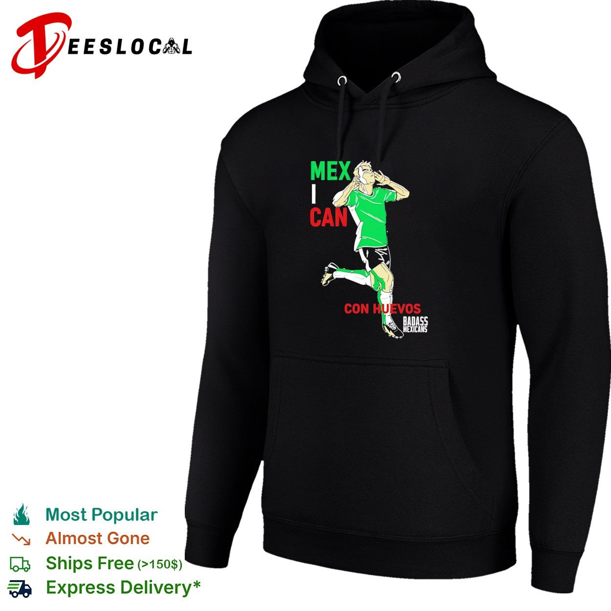 Mexican Con Huevos Badass Mexicans Mexico Soccer shirt