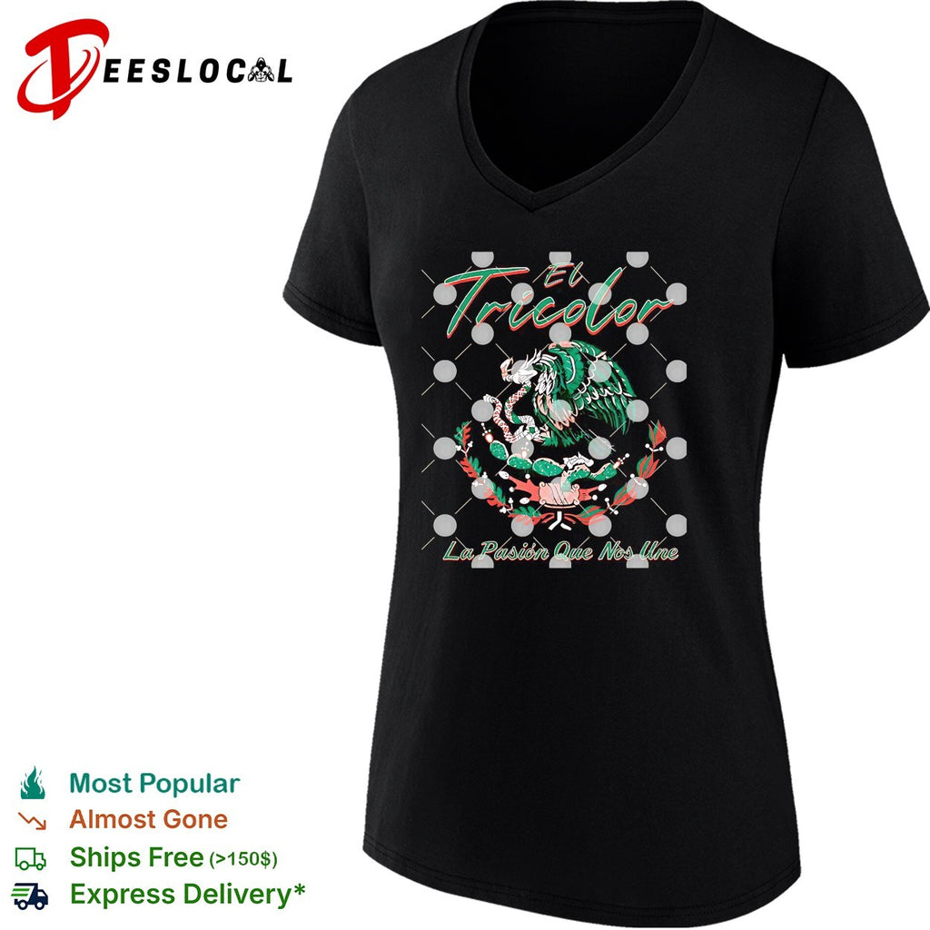 Mexico El Tricolor La Pasion Que Nos Une Mexico Soccer graphic shirt