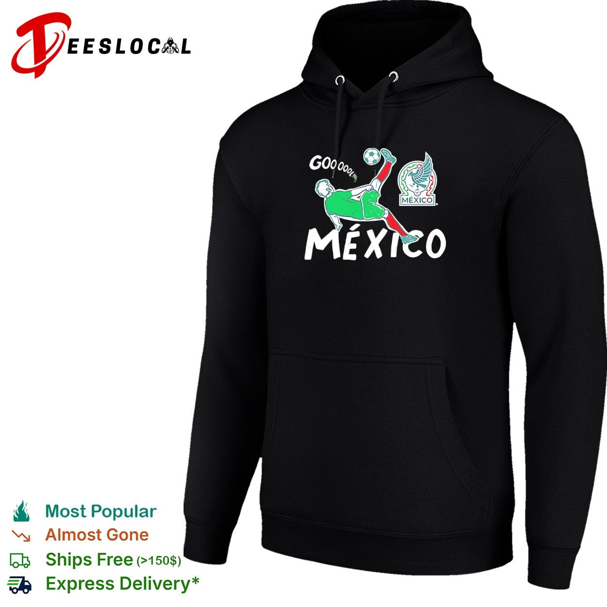 Mexico Soccer Gooool Gooooal Bicycle Kick Sport Fan Mexican National Team shirt