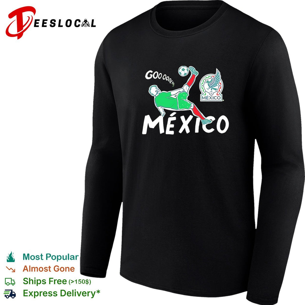 Mexico Soccer Gooool Gooooal Bicycle Kick Sport Fan Mexican National Team shirt