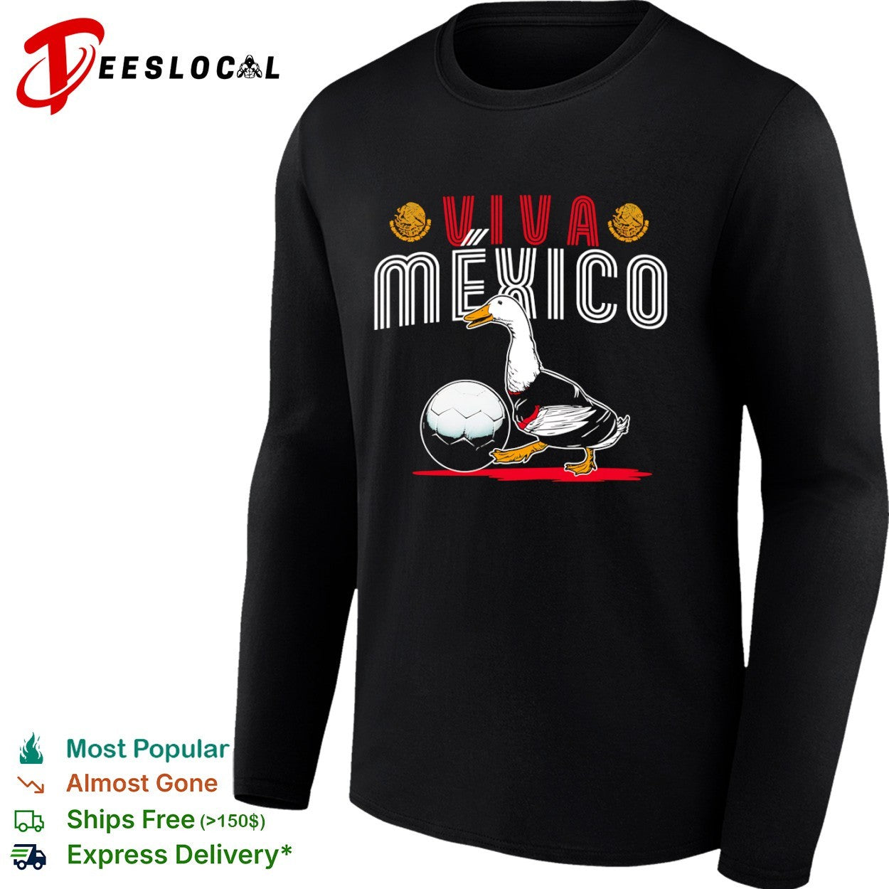 Mexico Soccer viva duck ball shirt