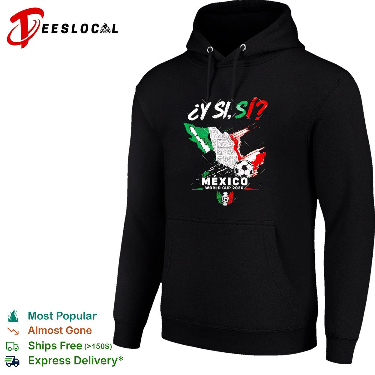 Mexico World Cup 2026 y si si eagle crest shirt