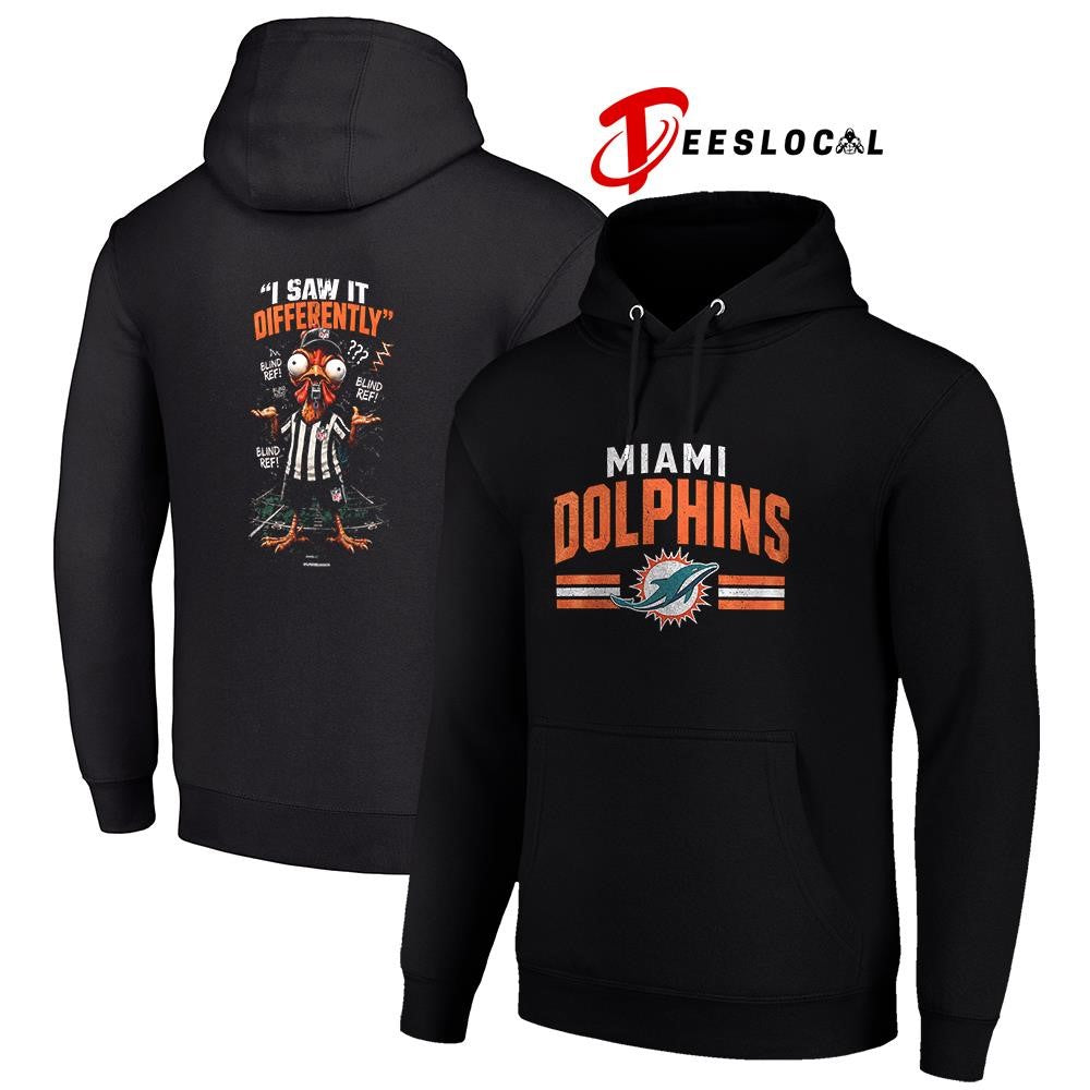 Miami Dolphins Blind ref I saw it differently shirt