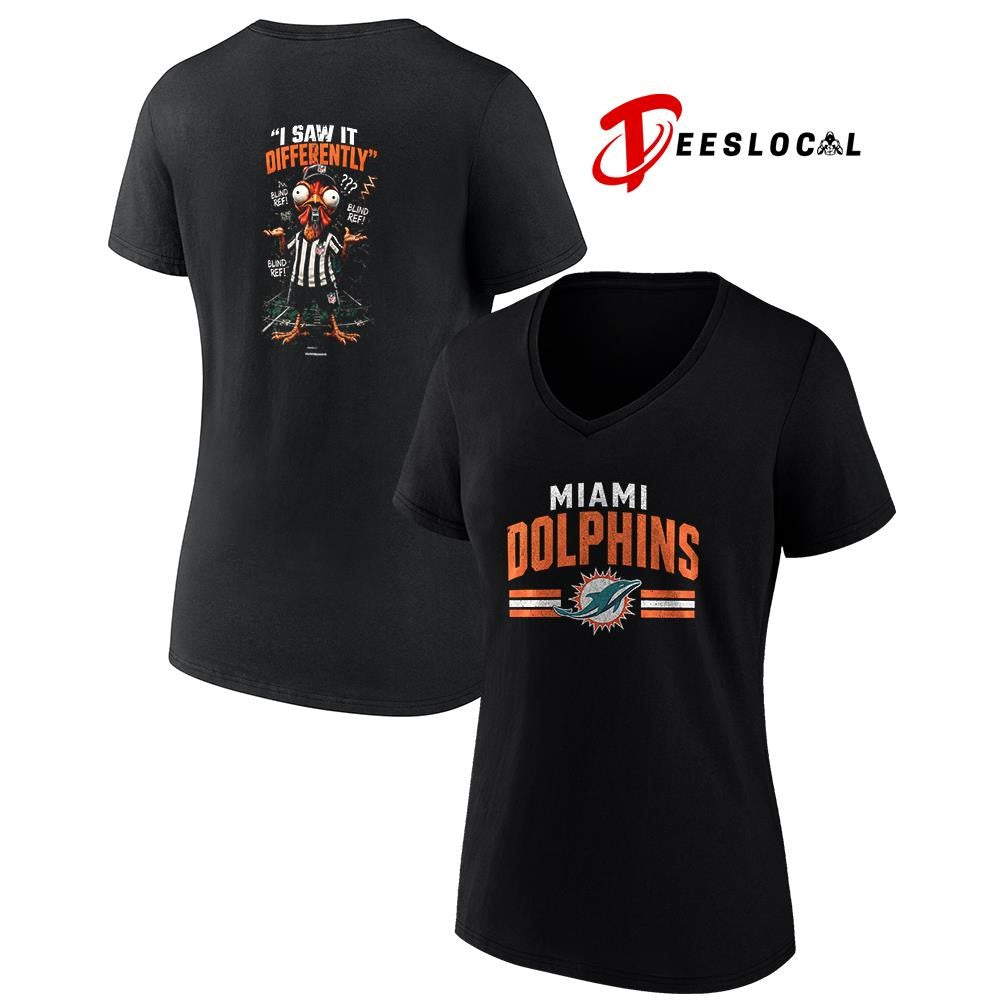 Miami Dolphins Blind ref I saw it differently shirt