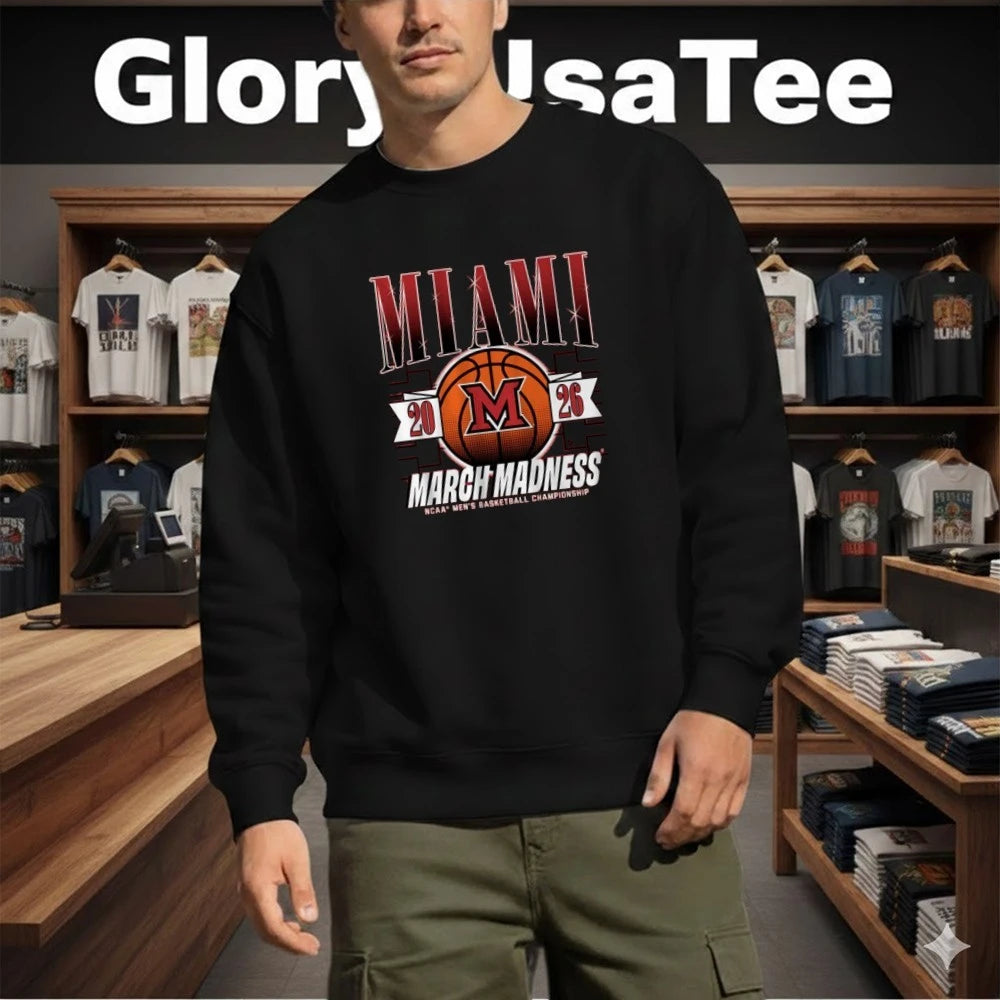 Miami OH RedHawks MBB 2026 March Madness NCAA Men’s BAsketball Championship Shirt