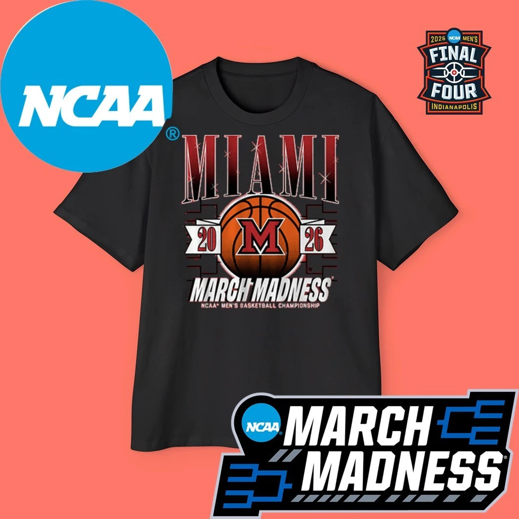 Miami (OH) RedHawks MBB 2026 NCAA Women’s Basketball Championship March Madness Logo Shirt
