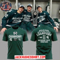 Michigan State 2026 Big Ten Ice Hockey Champions Logo Two Sided Shirt