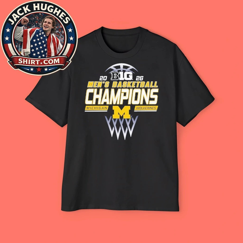 Michigan Wolverines Blue 84 Unisex 2026 Big Ten Men’s Basketball Regular Season Champions Shirt