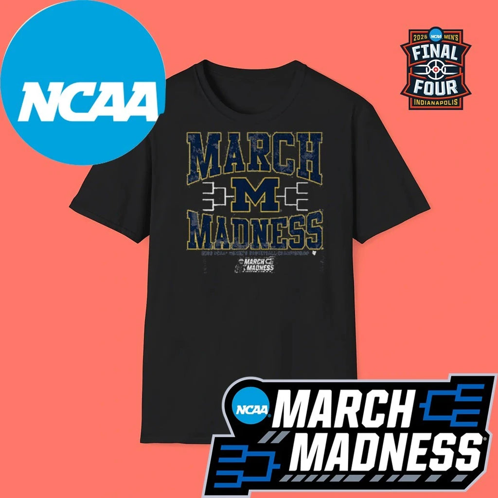 Michigan Wolverines WBB 2026 NCAA Women’s Basketball Championship March Madness Logo Shirt