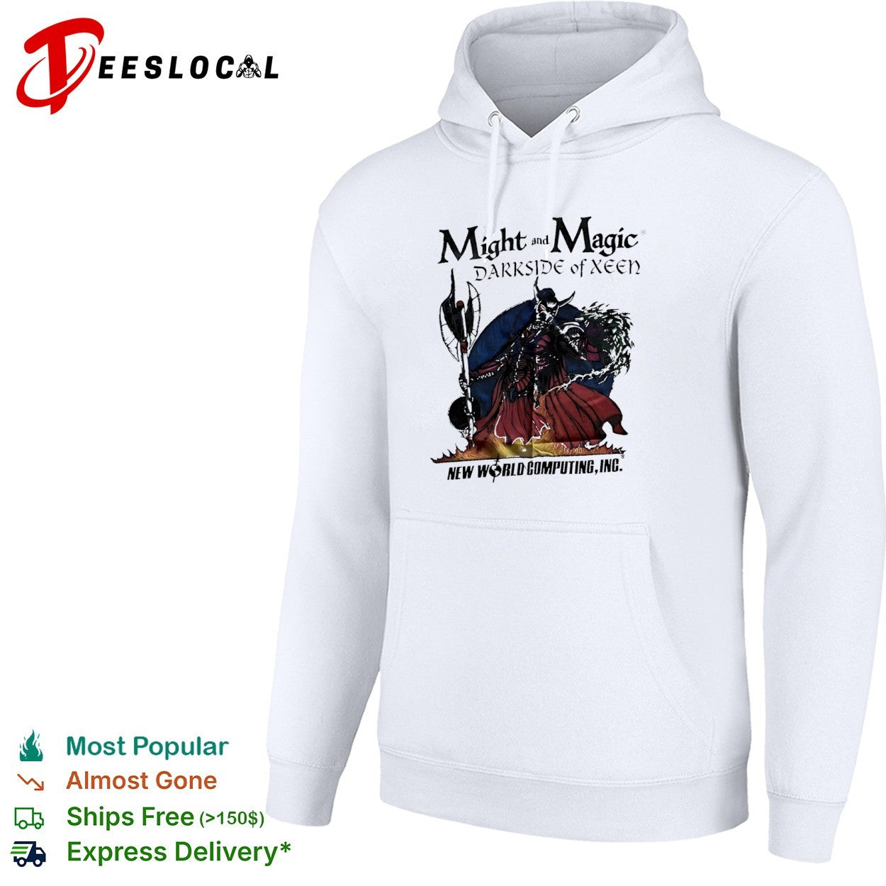 Might and Magic Darkside of Xeen New World Computing Inc villain warrior shirt